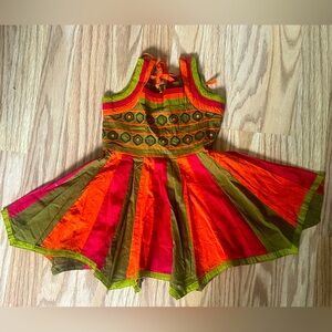 Traditional Bangladesh Toddler Dress | Size 2T Colorful Festival Outfit